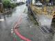 大寮路665巷短暫積水已退水利局佈設移動式抽水機加強應變-1