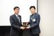 圖說1：市長赴日拜會全球知名半導體設備與生產輔助系統大廠Meistier Corporation社長工藤正也(右)爭取投資高雄
