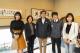 高雄市長參訪牛島製茶並與第四代社長牛島啟太(右2)及高雄市議員鄭孟洳(左1)、黃飛鳳(左2)、李雅慧(右1) 合影