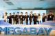 圖1、「大港創艦MEGABAY」新創基地開幕儀式由市長陳其邁(右6)、經發局長廖泰翔(右5)、經緯航太董事長羅正方(左4)、湯詠瑜議員及進駐團隊共同為合影拉開序幕