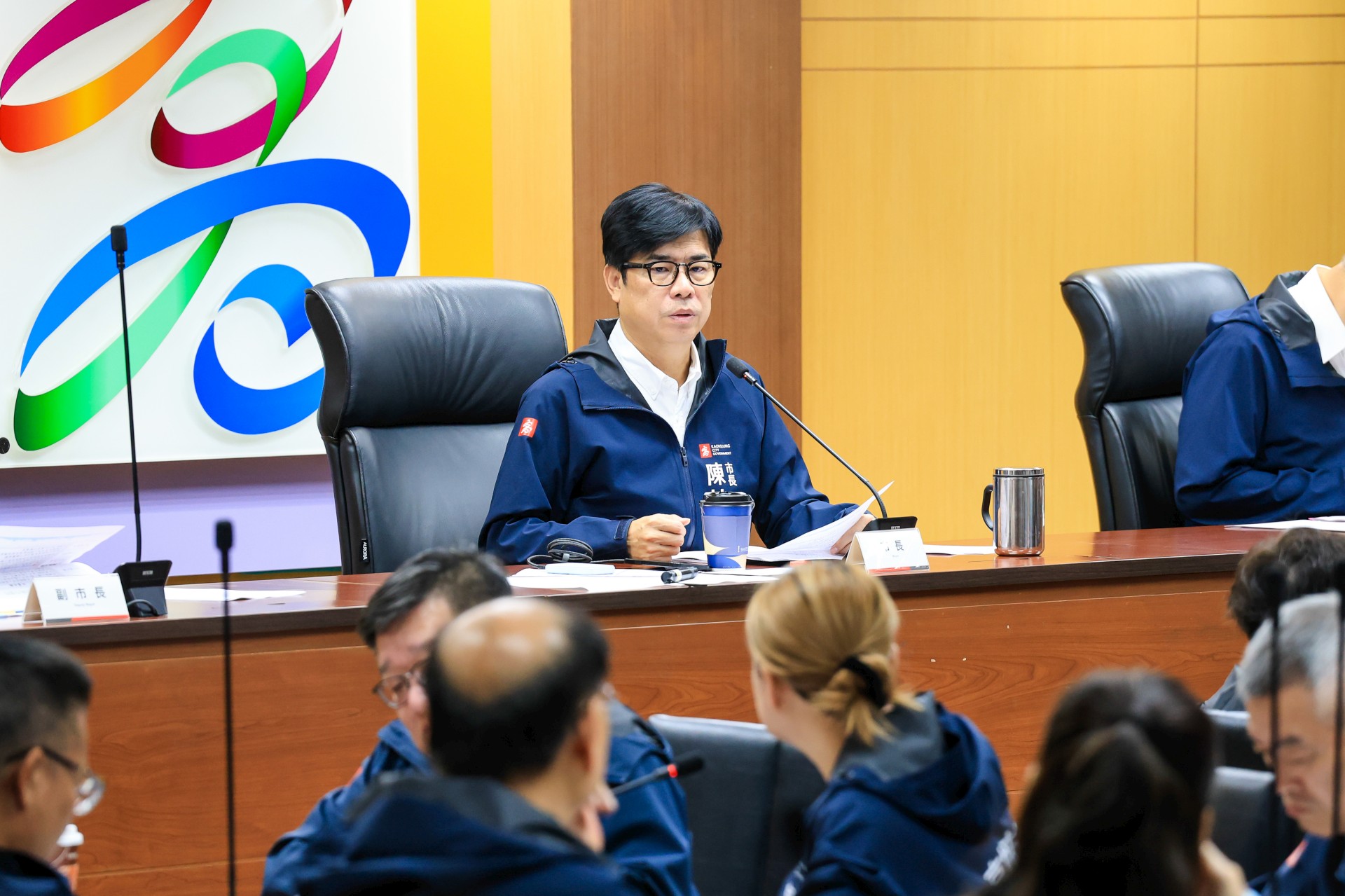Budget Office Reports Capital Expenditure Progress; Mayor Chen Chi-mai Urge...