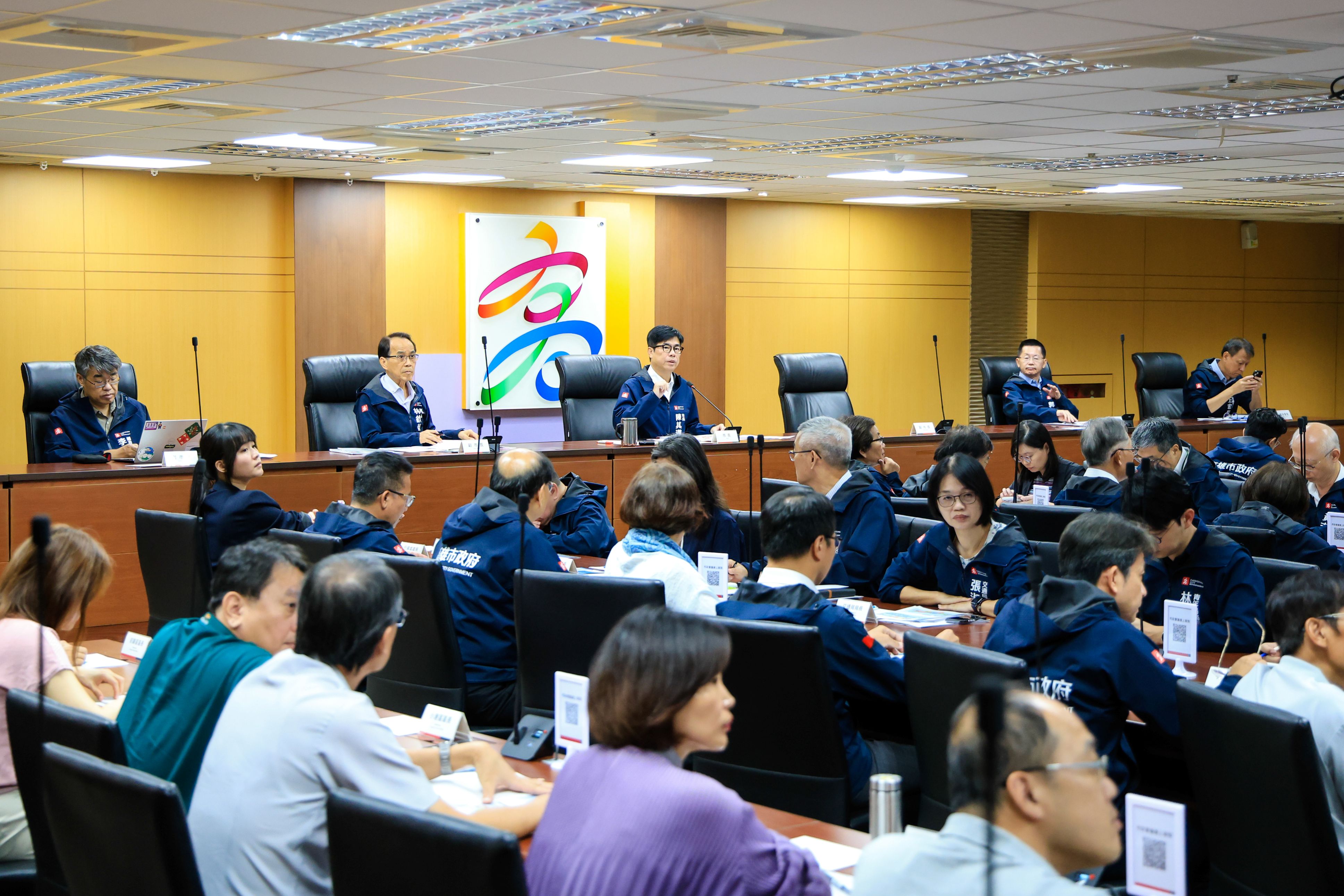 Mayor Chen Chi-mai Chairs Municipal Administrative Meeting, Directs Typhoon...