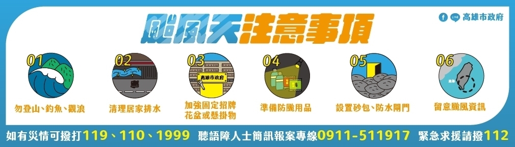 颱風天注意事項